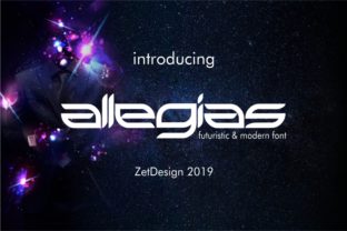 Allegias: A Futuristic Sans Serif Font for Editorial Design