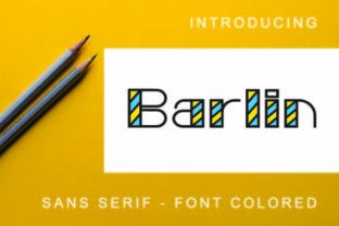 Barlin Colored: A Fresh Sans Serif Font for Modern Brands