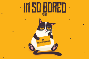 Bring Fun to Your Shop with the I m so Bored Typeface