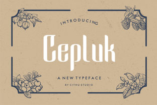 Cepluk: A Fresh Serif Font for Small Business Branding