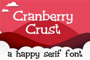 Cranberry Crust: A Happy Serif Font for Web Design