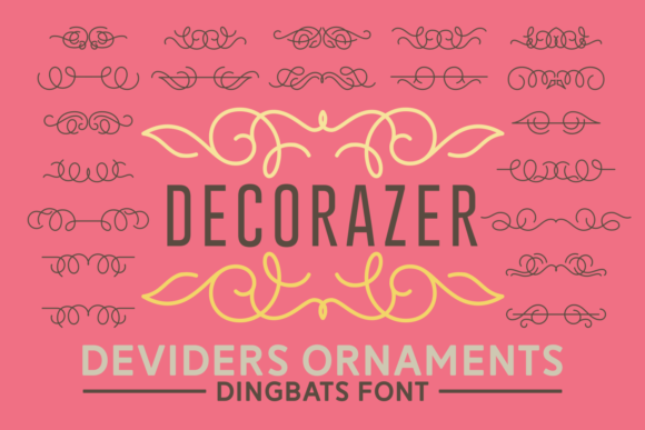 Decorazer Font Review: Elevating Campaign Visuals with Romantic Dingbats