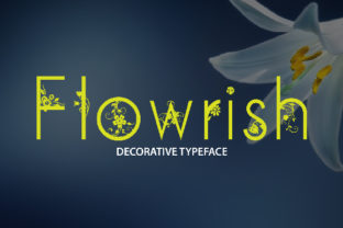 Flowrish: A Delicate Typeface for Editorial Design