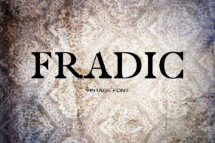 Fradic: A Classic Serif Typeface for Modern Web Design