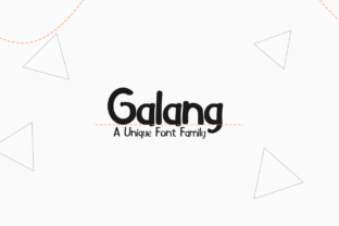 Galang: A Casual Sans Serif Typeface for Modern Web Design