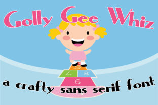 Golly Gee Whiz: A Playful Sans Serif Font for Makers