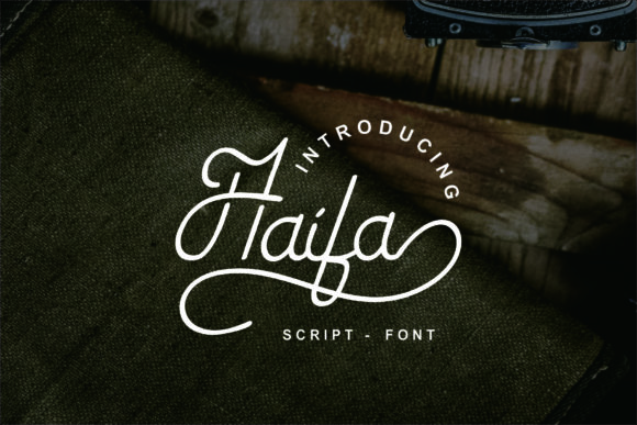 Haifa Font: A Sweet Sans Serif for Small Business Branding