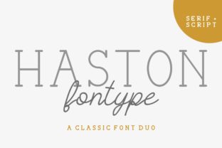 Haston Duo: A Refined Serif Typeface for Editorial Design