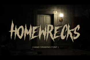 Homewrecks Font: A Bold Blackletter for Brand Identity