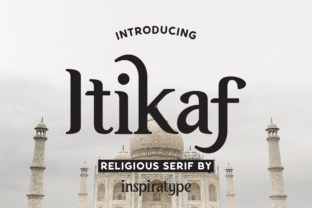 Itikaf: The Serif Typeface That Stops the Scroll