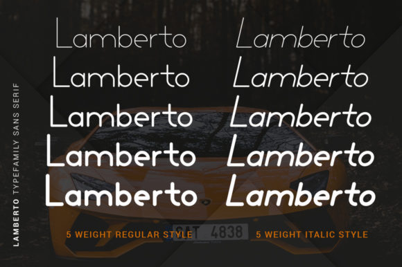 Lamberto Family: A Designer's Take on Modern Sans Serif