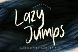 Lazy Jumps: A Handwritten Sans Serif Font for Small Business Branding