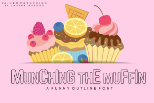 Munching the Muffin: A Playful Sans Serif Font for Crafters