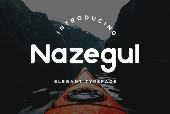 Nazegul: A Modern Sans Serif Typeface for Digital Design