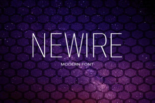 Newire: A Modern Sans Serif Typeface for Editorial Design