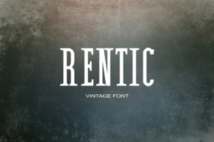 Rentic: A Sweet Serif Font for Editorial Design