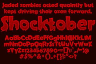 Shocktober Font Review: Spooky Display Type for Web Design