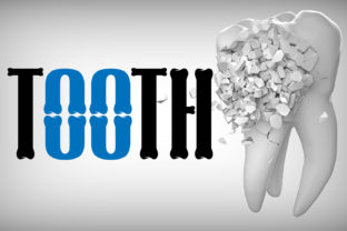 Tooth: A Bold Decorative Font for Editorial Design